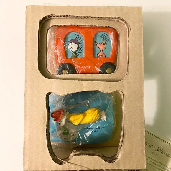 2000 Hallmark Dr Seuss Collection On a Train Figurine Open Box - Picture 6 of 13